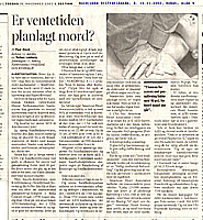 DENNE ARTIKEL BLEV BRAGT I NORDJYSKE STIFTSTIDENDE, den 15.11.02 (471 Kb)